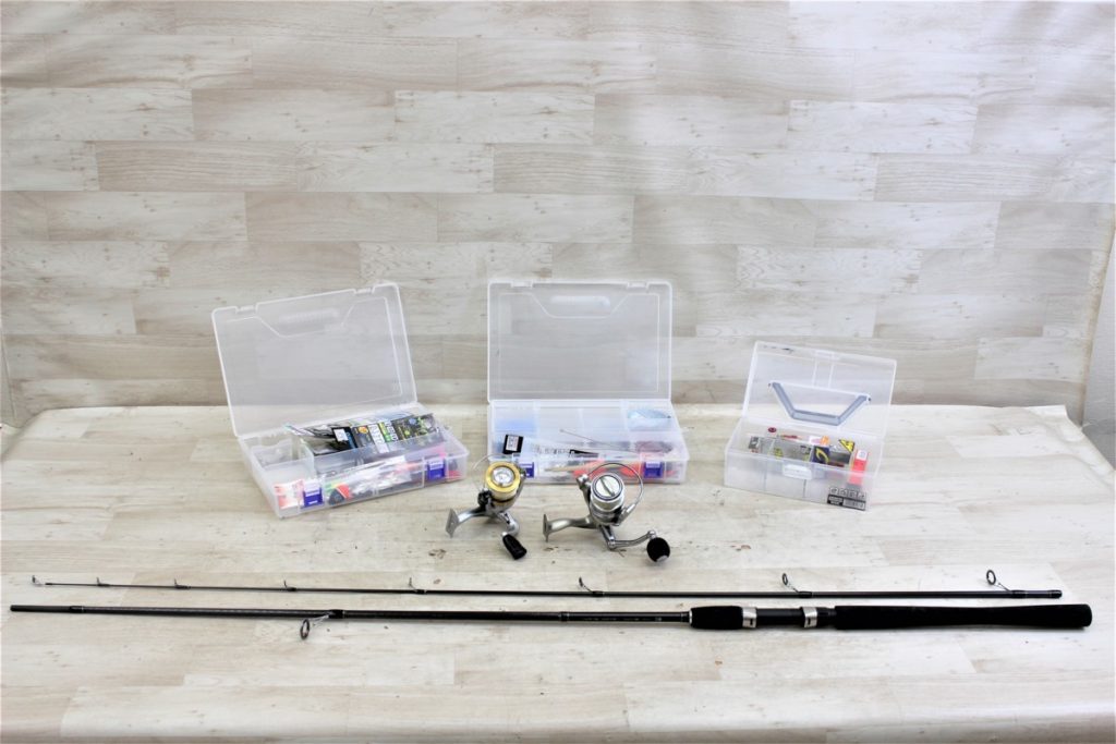 釣具 まとめて セット 針 浮き おもり リール 竿 他 未使用品多数