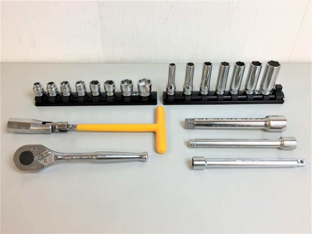 Kokon KTC TONE 3/8 9.5sq. ソケット エクステンションバー ラチェットハンドル T型ハンドル コーケン 京都機械 トネ