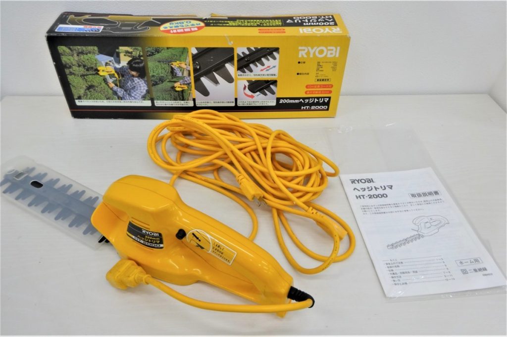 H10-82 RYOBI リョービ HT-2000 200mm ヘッジトリマ 農業機械 通電・動作確認済み