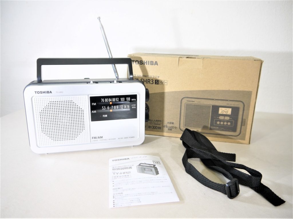 東芝 TOSHIBA AM FM SW ラジオ TY-SHR3 2017年製 日本国内専用
