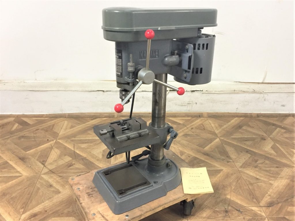 中根製作所 卓上ボール盤 NSH-8 6.5mm Bench Drill ベンチドリル 100V NS-14R 取扱説明書付き NAKANE