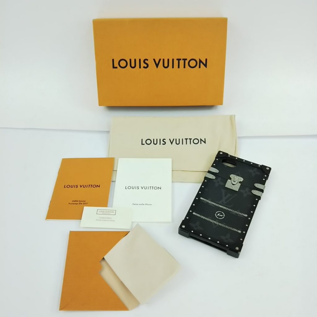 正規 LOUIS VITTON ルイヴィトン iphone7ケース M62613 アイトランク モノグラムエクリプス