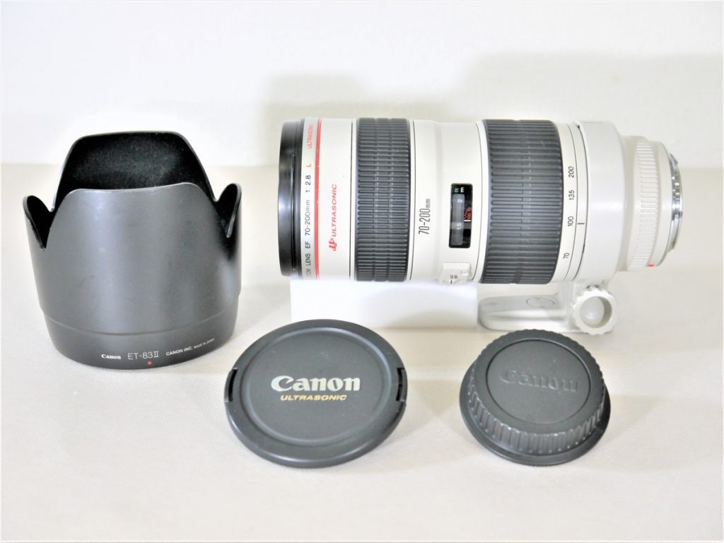 CANON キャノン ZOOM LENS EF 70-200mm 1:2.8 L ULTRASONIC 望遠ズームレンズ フード付き