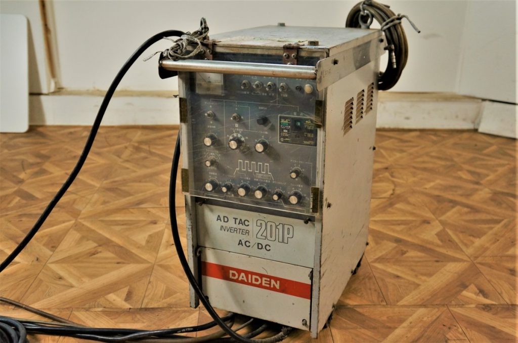 DAIDEN ASW-201P TIGアーク溶接機 200V インバータ制御 交直両用 ダイデン 各ケーブル付属