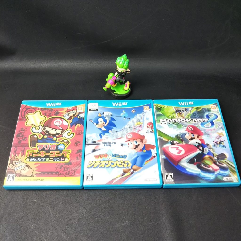 Wii U ソフト/関連品 まとめて マリオカート8/ソチオリンピックなど 動作未確認 現状品