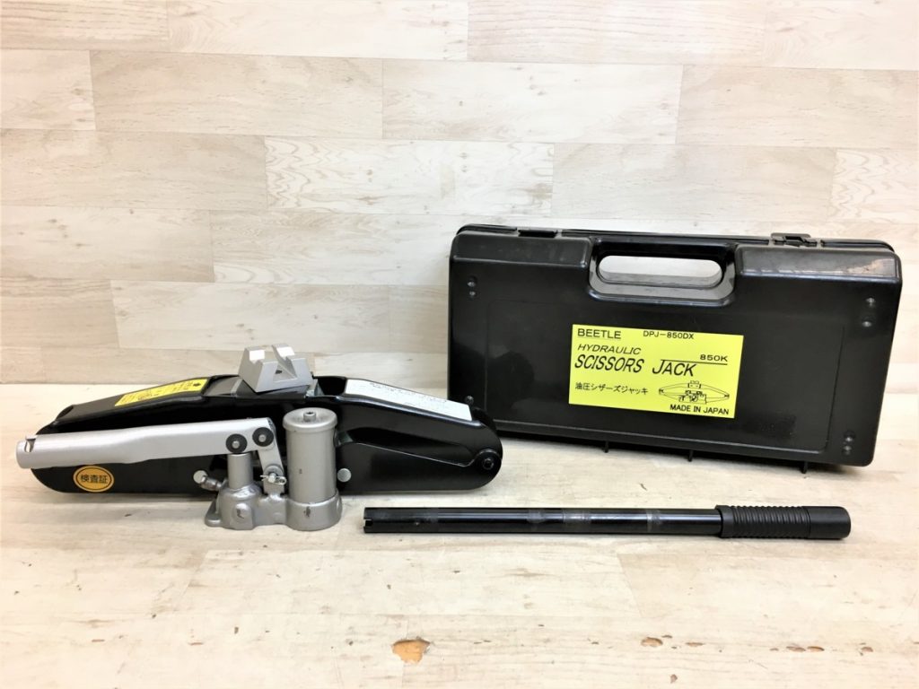 マサダ製作所 BETTLE 油圧シザースジャッキ PDJ-850DX HYDRAULIC SCISSORS JACK 850kg 車専用 専用ケース付き