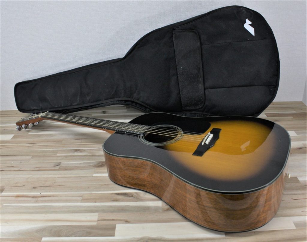 Morris モーリス M-25 TS アコギ アコーステックギター ソフトケース付 