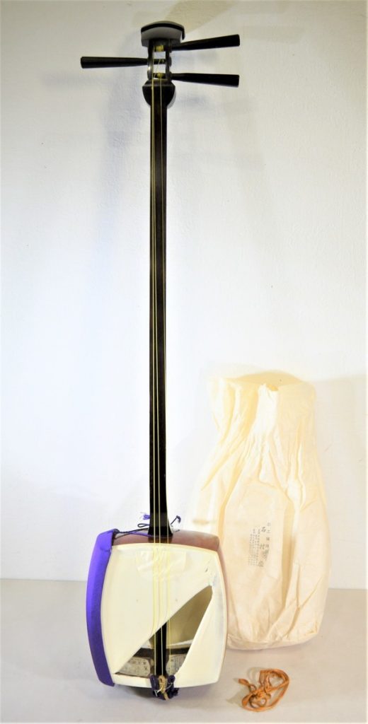 【現状品】石村屋 琴三弦師　三味線