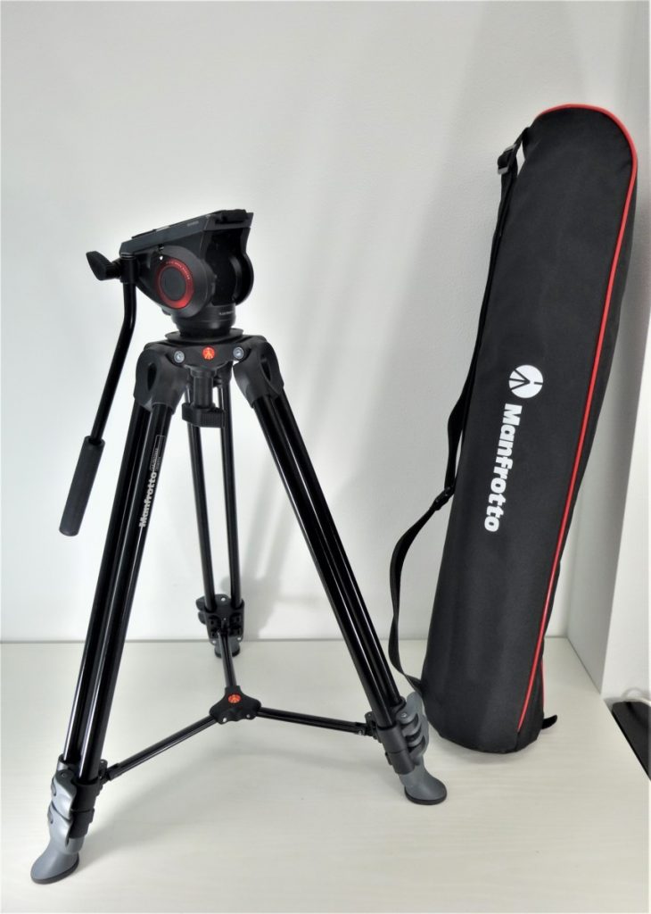 Manfrotto 三脚 MVT502AM 雲台 MVH500A セット
