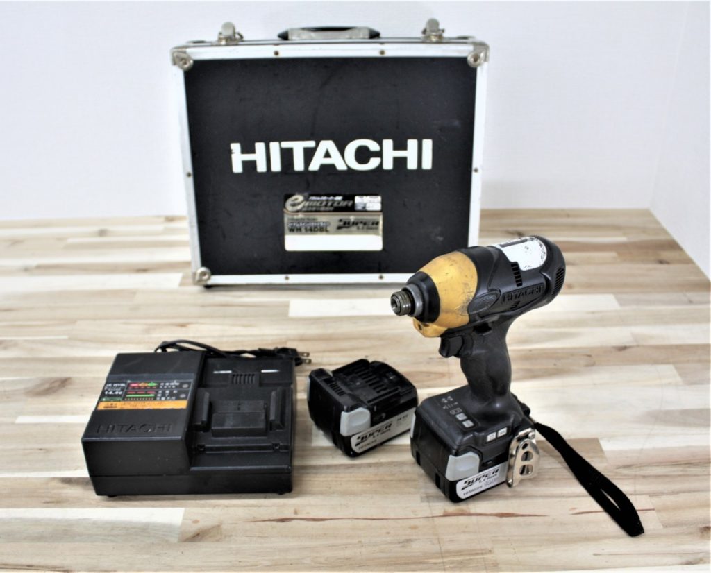 【通電動作確認済み】HITACHI 日立工機 インパクトドライバー WH14DBL