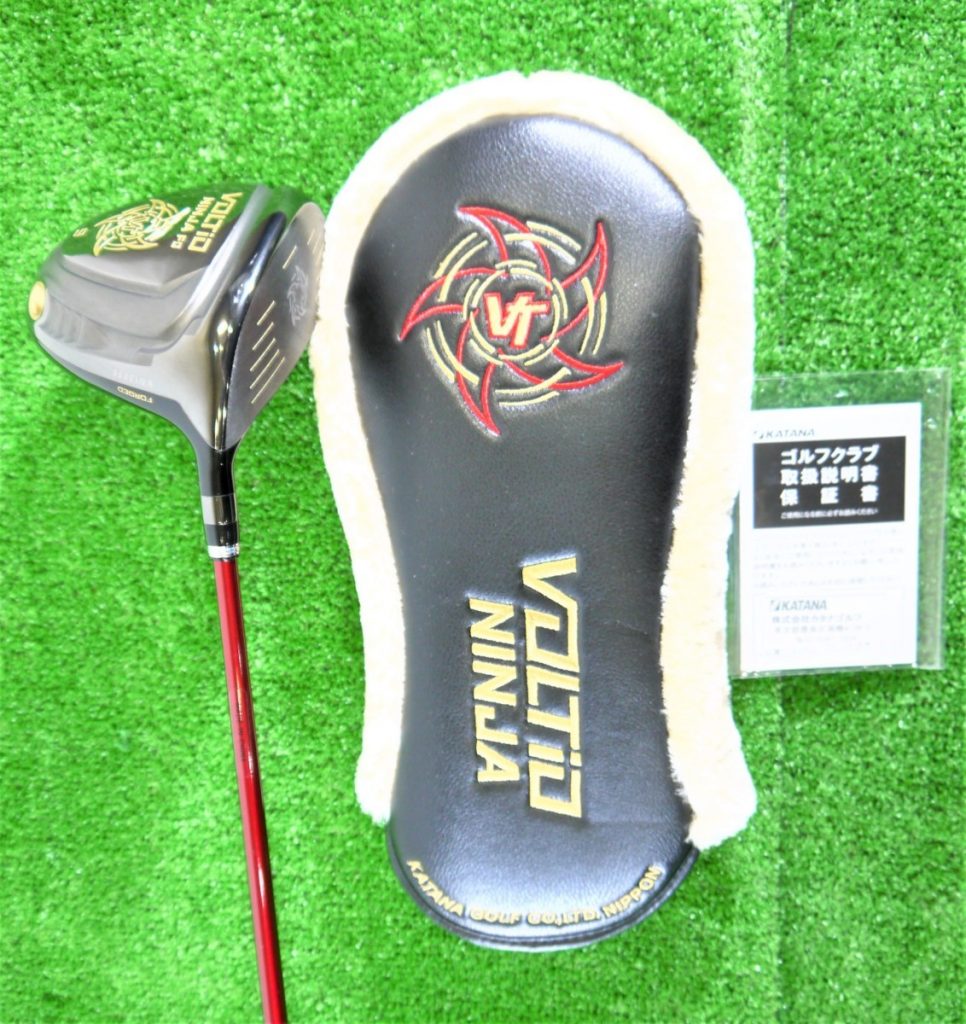 カタナ VOLTIO NINJA FG 829Ti BLACK ドライバー 2020年10月購入 9° SR ボルティオ スピーダー