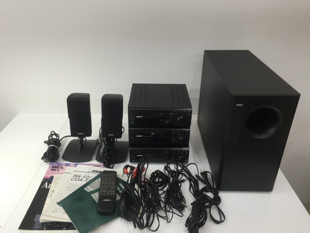 BOSE ボーズ　AMS-1Ⅱ　AMS-D　RA-12/CDA-12/MDA-12/ UTS-20B　 セット　アメリカンサウンドシステム　リモコン付き