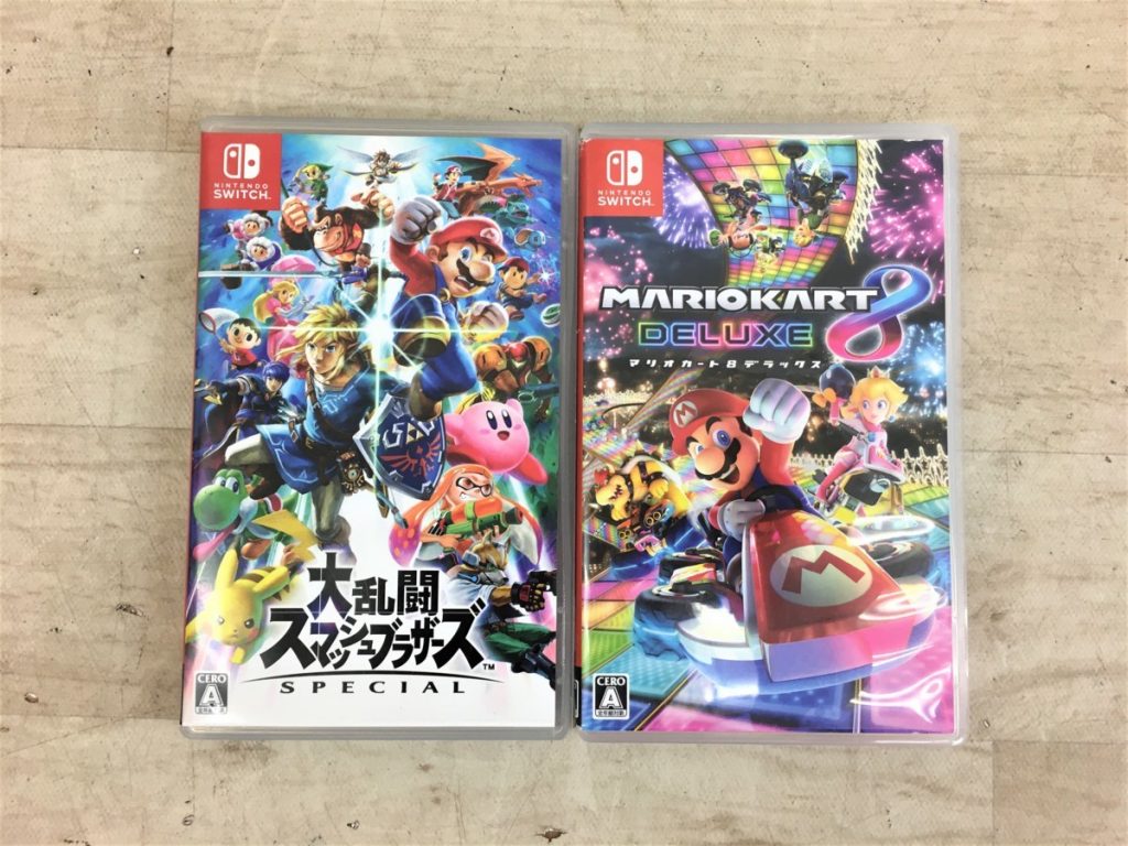 Nintendo Switch ソフト 2本 大乱闘スマッシュブラザーズ マリオカート8 ニンテンドースイッチ スマブラ デラックス