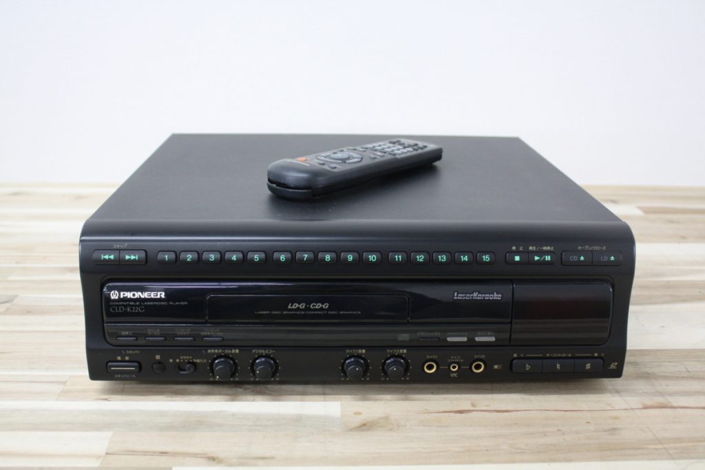 pioneer パイオニア CLD-K22G CD/LDプレーヤー カラオケ対応 レーザー　ディスク リモコン付　通電確認済み