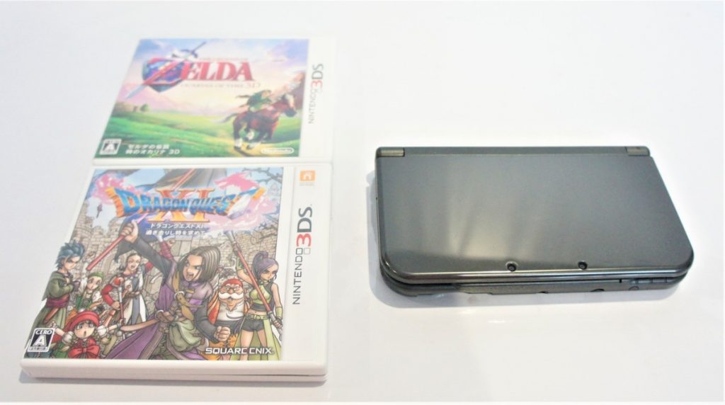 ニンテンドー3DSLL 本体 メタリックブラック 任天堂 RED-001 zelda ドラクエxi