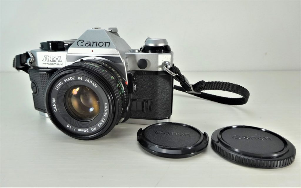 Canon AE-1 PROGRAM LENS FD 50mm 1:1.8 キャノン フィルムカメラ 一眼レフ
