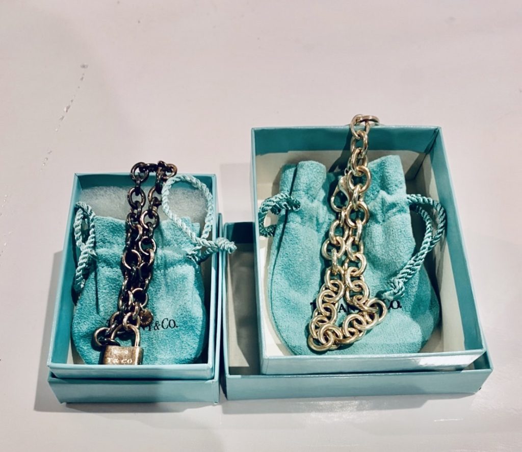 Tiffany&Co. ティファニー ブレスレットセット 925 アクセサリー　箱付き　美品