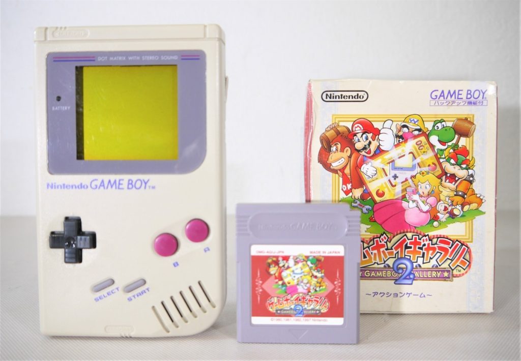 任天堂 初代 GAMEBOY / ゲームボーイ本体 DMG-01＆ゲームボーイギャラリー2 ソフト1本 Nintendo