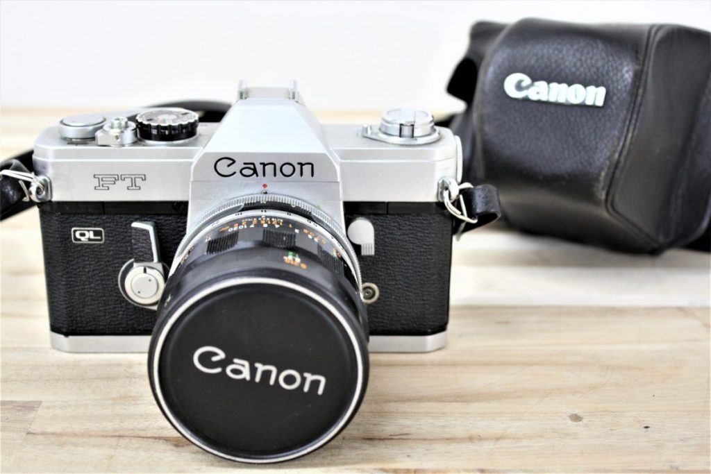Canon FT QL　CANON LENS FL 50mm　ケース、ストラップ付
