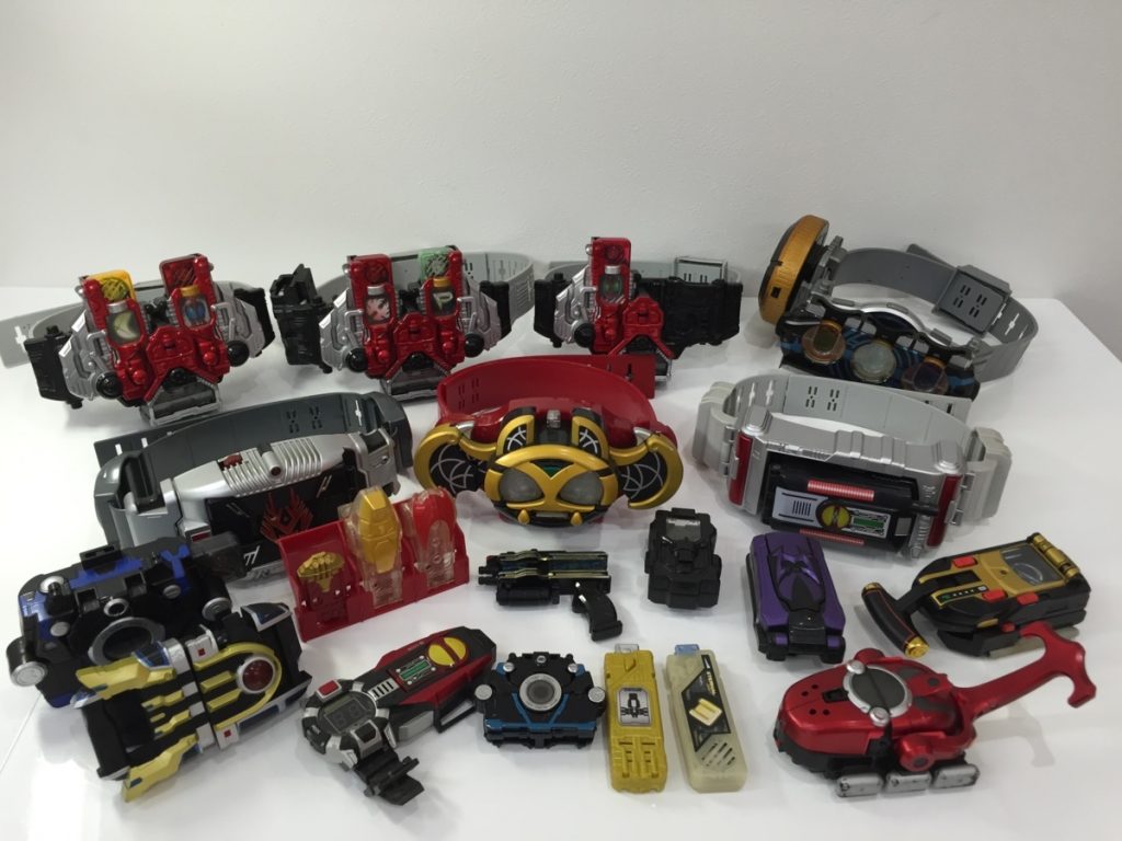 仮面ライダー ベルト 7本 パーツ おもちゃ まとめ売り