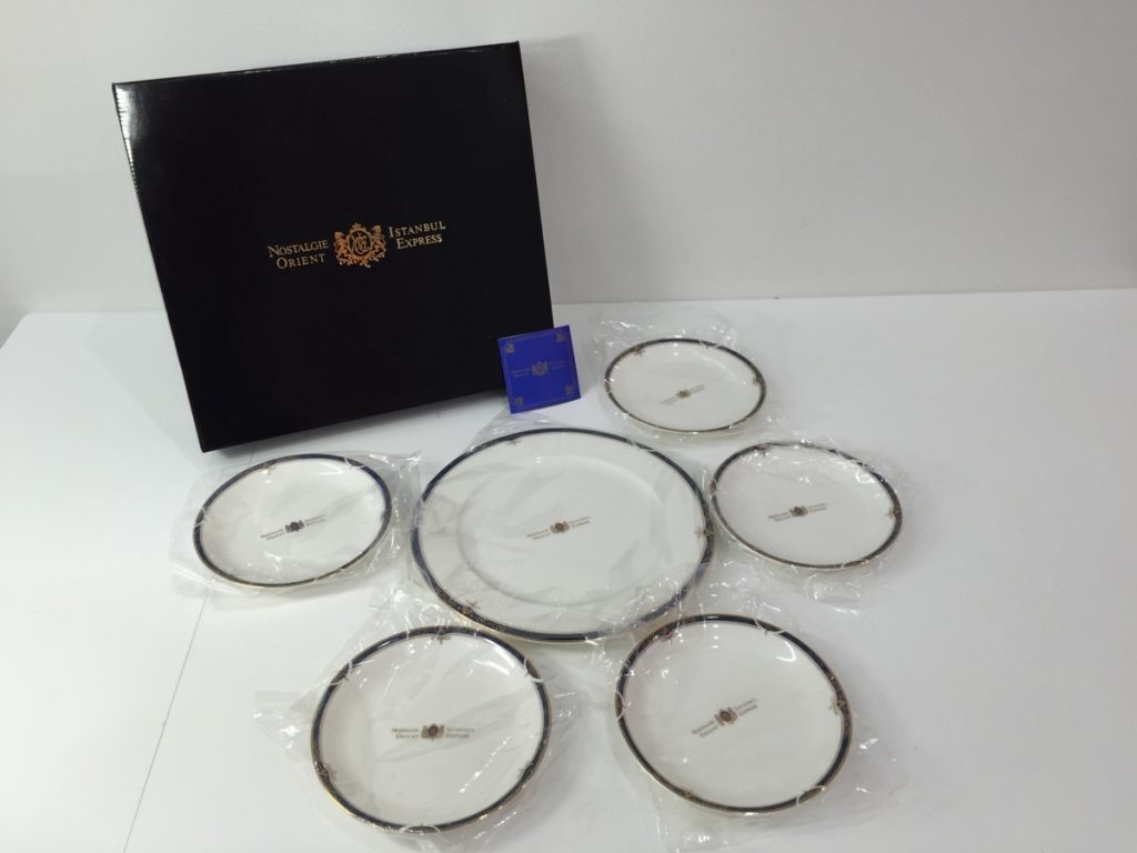 お皿 NOSTALGIE ISTANBUL ORIENT EXPRESS オリエント エクスプレス 大皿 1枚小皿 5枚　6枚セット
