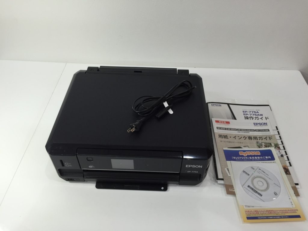 EPSON EP-775A インクジェット複合機 プリンター ブラック 通電確認済み