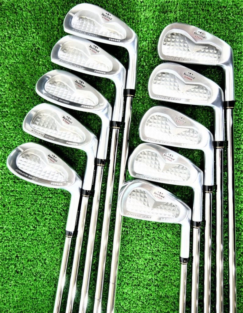 TOURSTAGE v7000 ツアーステージ アイアン10本セット/#3-9,PS,P,S/スチール/RIFLE ライフル FCM6.0