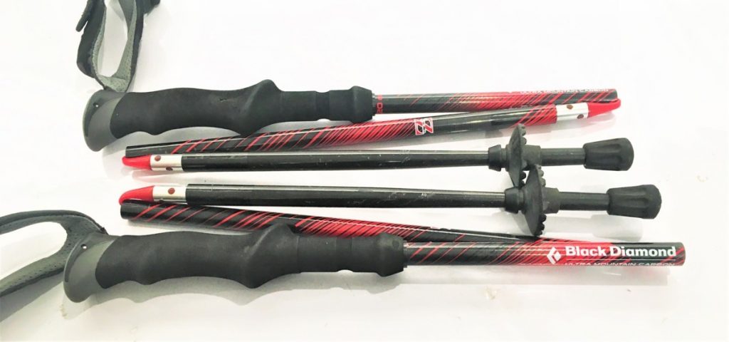 Black Diaｍond　　ブラックダイアモンド　スキーストック　コンパクター フリックロック　105～125cm