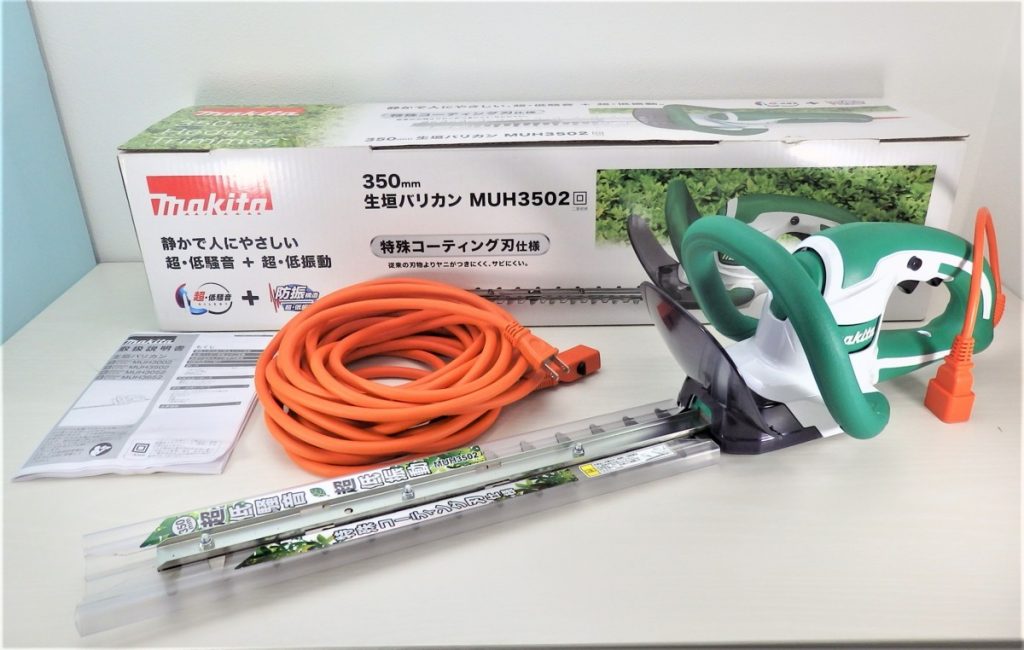 makita マキタ　生垣バリカン　電動トリマー　MUH3502　刈幅350ｍｍ　特殊コーテング刃