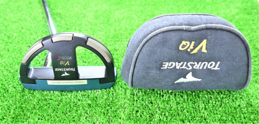 ブリヂストン パター TOUR STAGE ViQ MODEL-Ⅲ TURBO RUBBER INSERT 長さ32.0 ツアーステージ