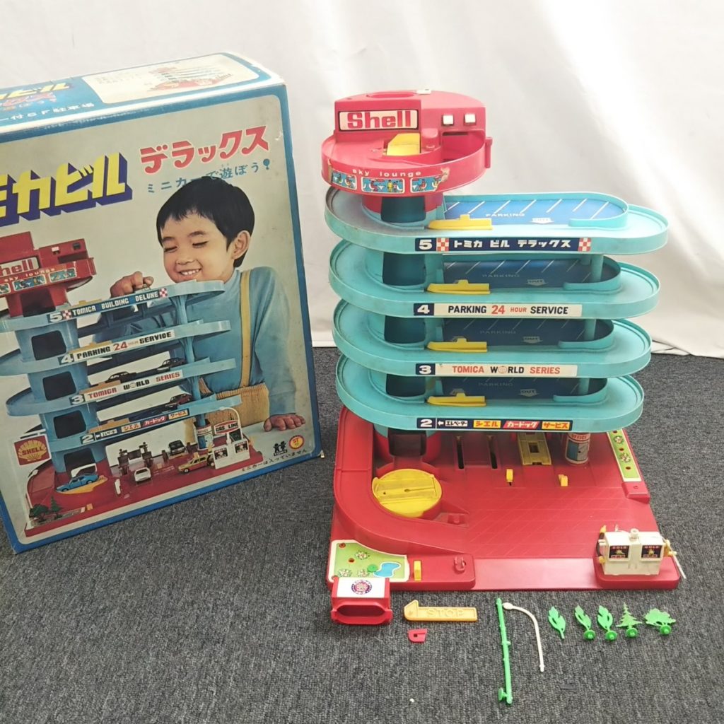 レア!!希少!!旧トミー トミカビルデラックス 絶版品 外箱あり 昭和レトロ 動作未確認 現状品