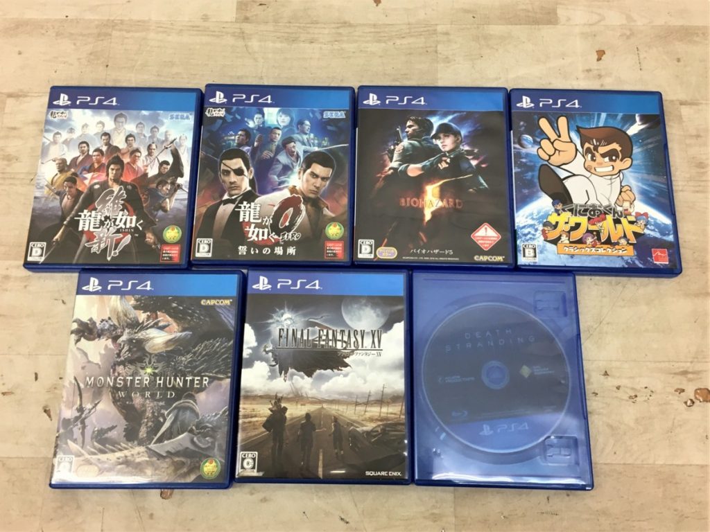 SONY PlayStation4 ゲームソフト 7本セット プレイステーション4 PS4 プレステ 動作未確認