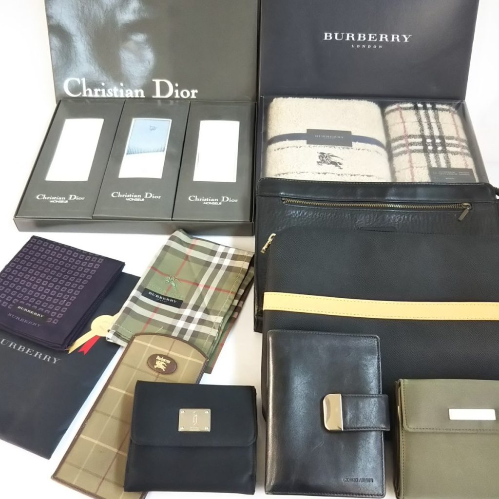 大量 未使用含む メンズブランド小物いろいろまとめて バーバリー/Diorなど 現状品