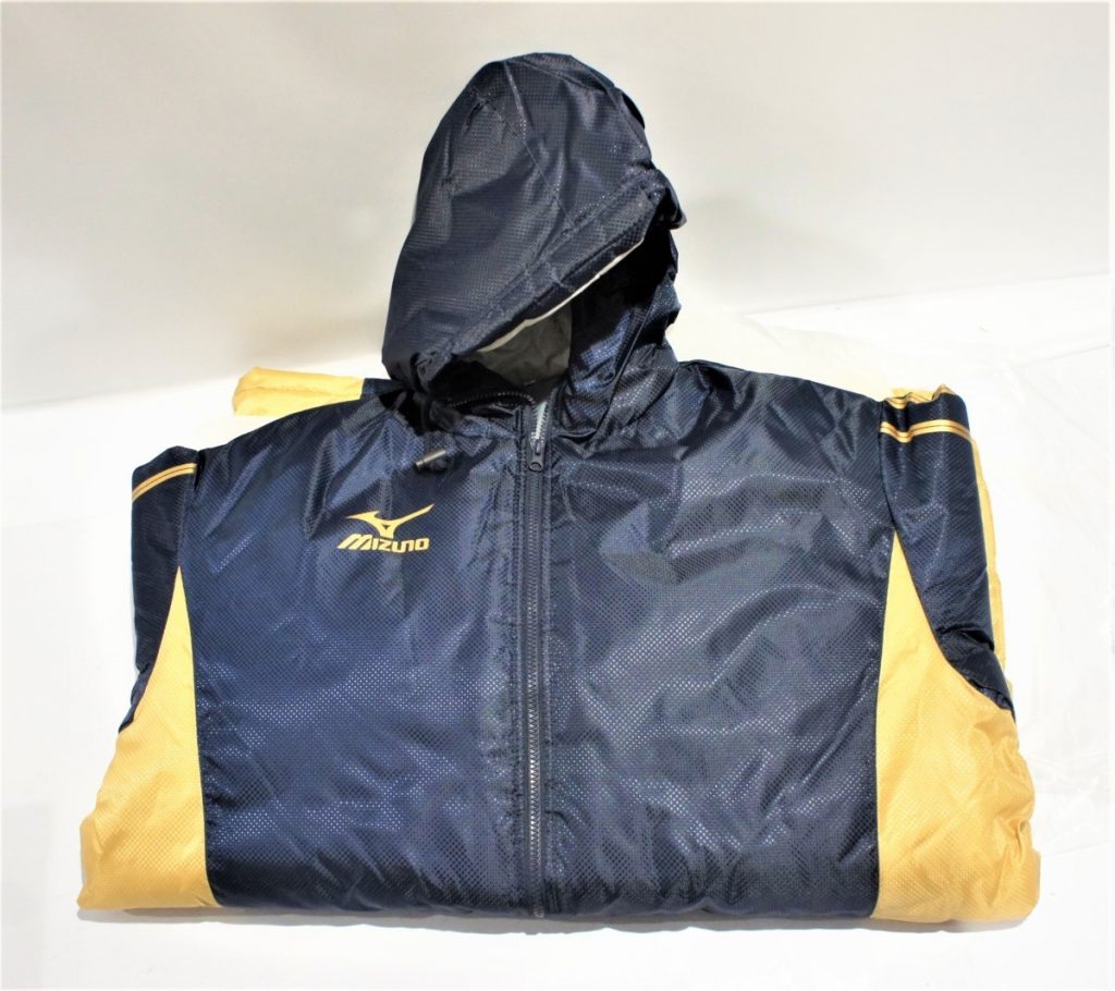 mizuno ミズノ 中綿 ベンチコート F 紺/ゴールド コート 駅伝