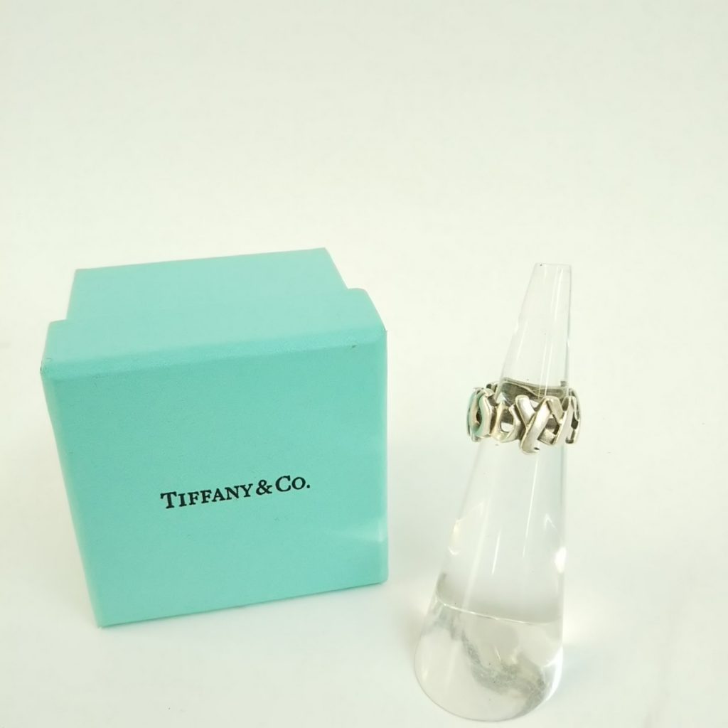 正規 TIFFANY&Co. ティファニー パロマピカソ シルバーリング サイズ不明 SV925 銀製 指輪