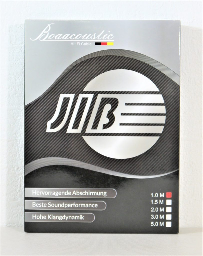 JIB ドイツ製造高音質AUXオーディオケーブル 1ｍ