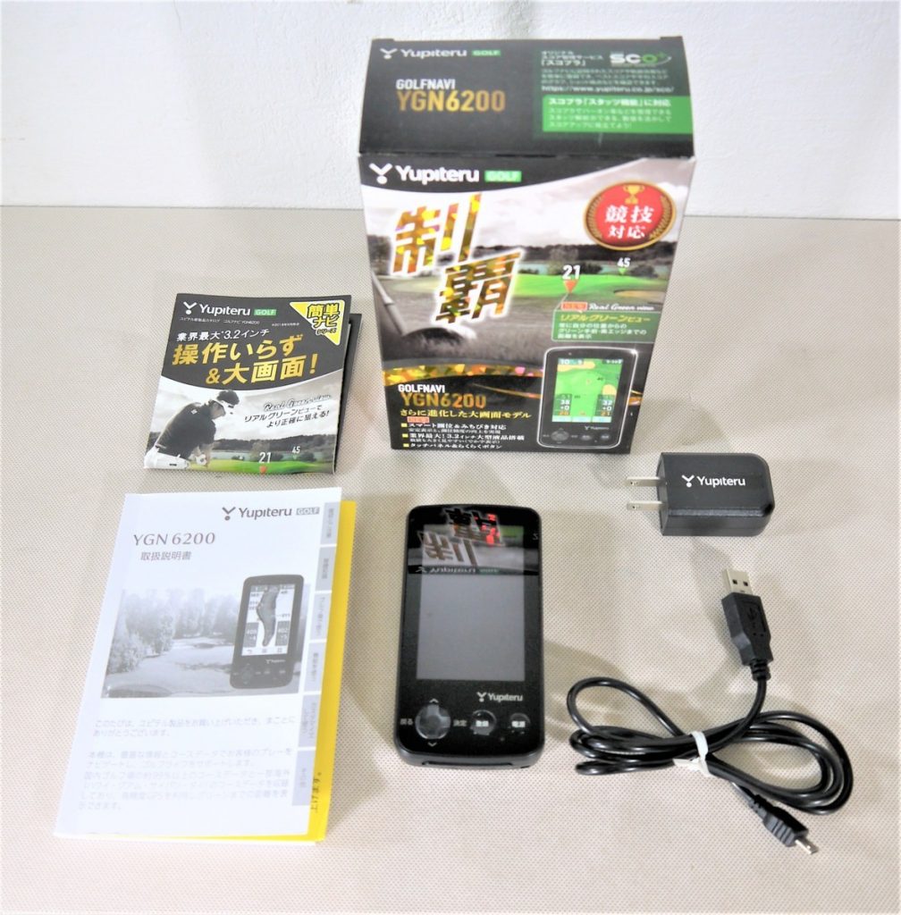 通電確認のみ ユピテル YGN6200 GPSゴルフナビ Yupiteru 距離測定器 距離計測器 ナビゲーション GOLF 競技