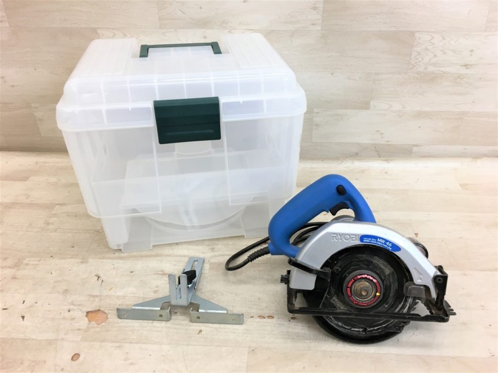RYOBI 丸ノコ(ブレーキ付) MW-46 140-147ｍｍ 木工用 超硬丸ノコ 丸のこ 鋸 クリアケース付き リョービ