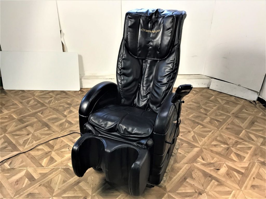 FUJIIRYOKI AG-660 CYBER-RELAX マッサージチェア ブラック フジ医療器 家庭用電気マッサージ器