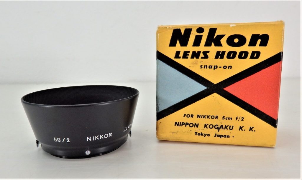Nikon LENS HOOD 5cm F2 ニコン レンズ フード 元箱付