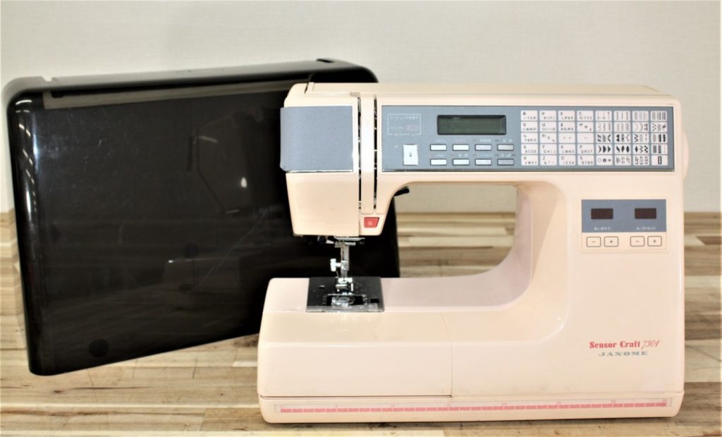 JANOME ジャノメ ミシン Sensor Craft センサークラフト MODEL7301 ケース・フットペダル付 手芸