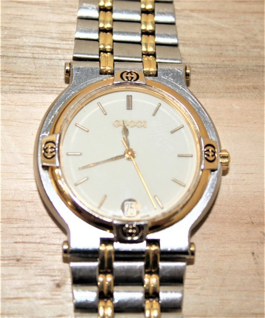 【ジャンク】GUCCI グッチ 9000M メンズ腕時計 不動品