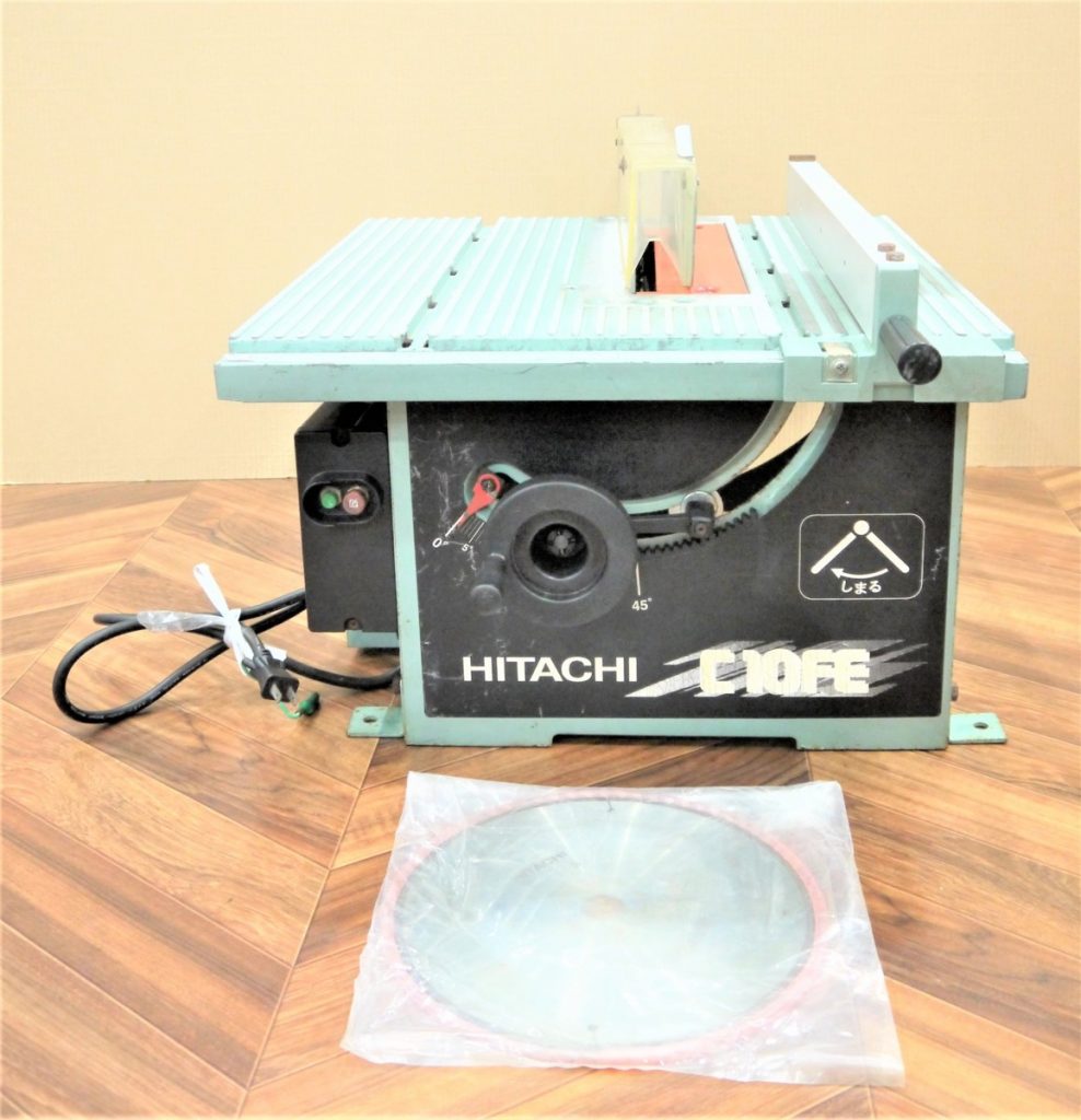 日立工機 テーブル丸のこ C10FE 255mm 角度調整可能 テーブルソー マルノコ HITACHI HiKOKI チップソー付属