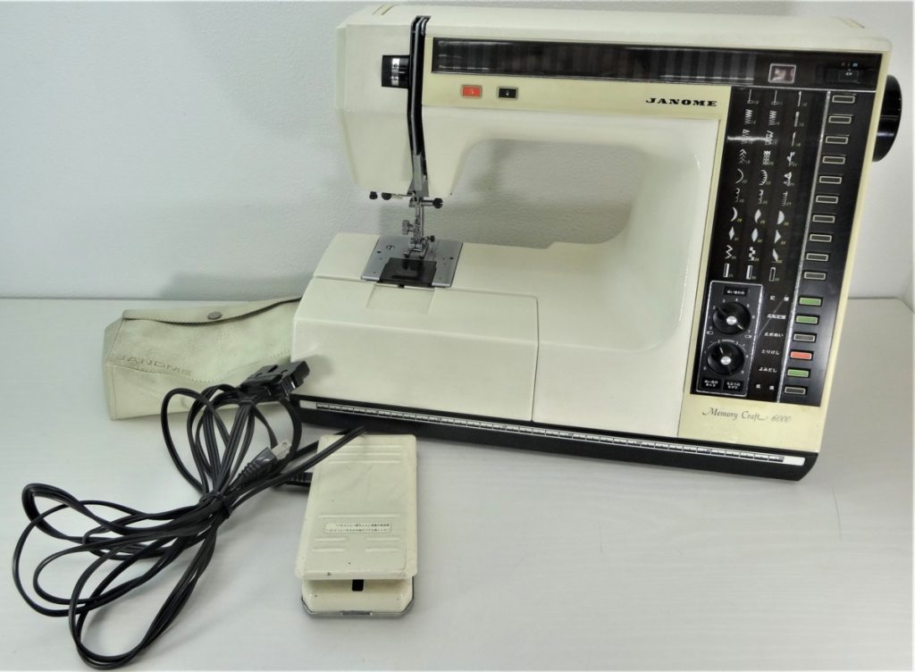 JANOME ジャノメ ミシン Memory Craft MODEL6000 ケースペダル付き