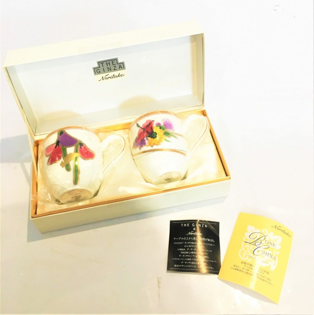 Noritake ノリタケ　THE GINZA　デミタス　カップ　ペア