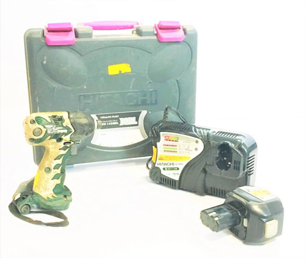 HITACHI 日立工機 14.4V コードレスインパクトドライバ WH 14DMRL バッテリー(14.4V 3.0Ah) 電動工具