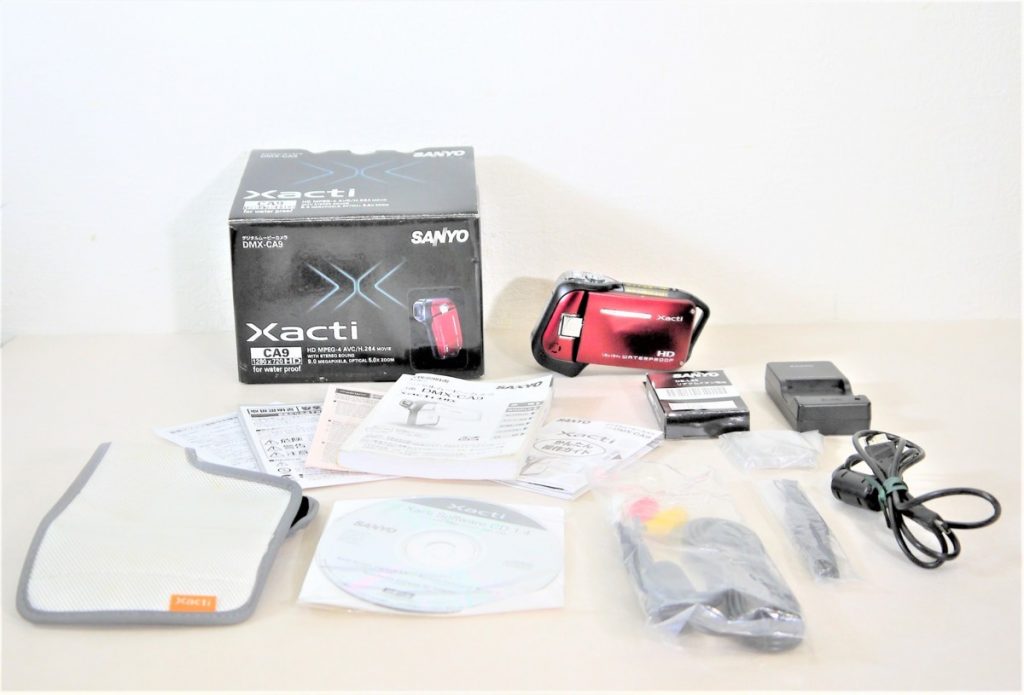三洋電機 SANYO ハイビジョン 防水デジタルムービーカメラ Xacti ザクティ レッド DMX-CA9(R)