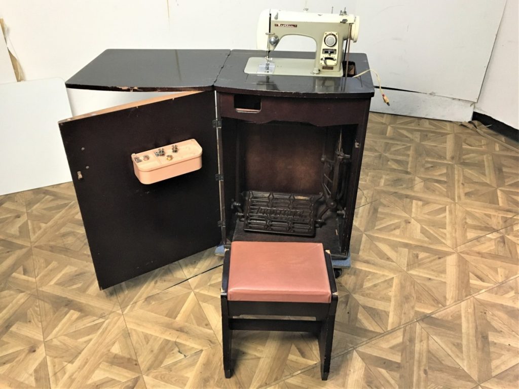 brother 足踏みミシン AB 167214 JA 1 アンティーク 革紐 昭和レトロ ブラザー