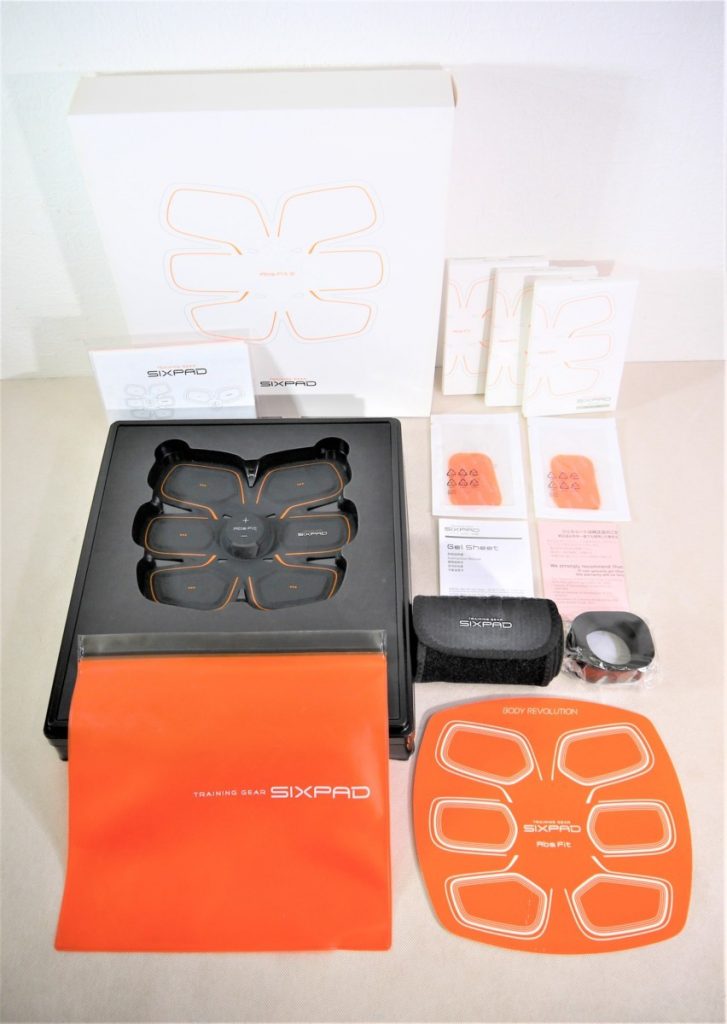 MTG SIXPAD Abs Fit2 シックスパッド アブズフィット2 SP-AF2212F-R/純正ジェルシート6枚入り×3箱付き(未使用)