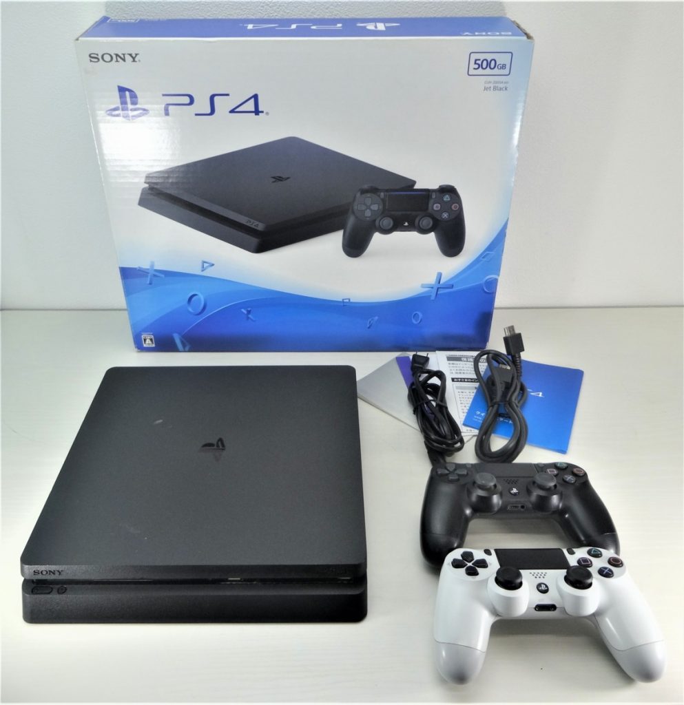 SONY ソニー PlayStation4 本体 CHU-2000A ジェット ブラック 500GB コントローラー2個付き